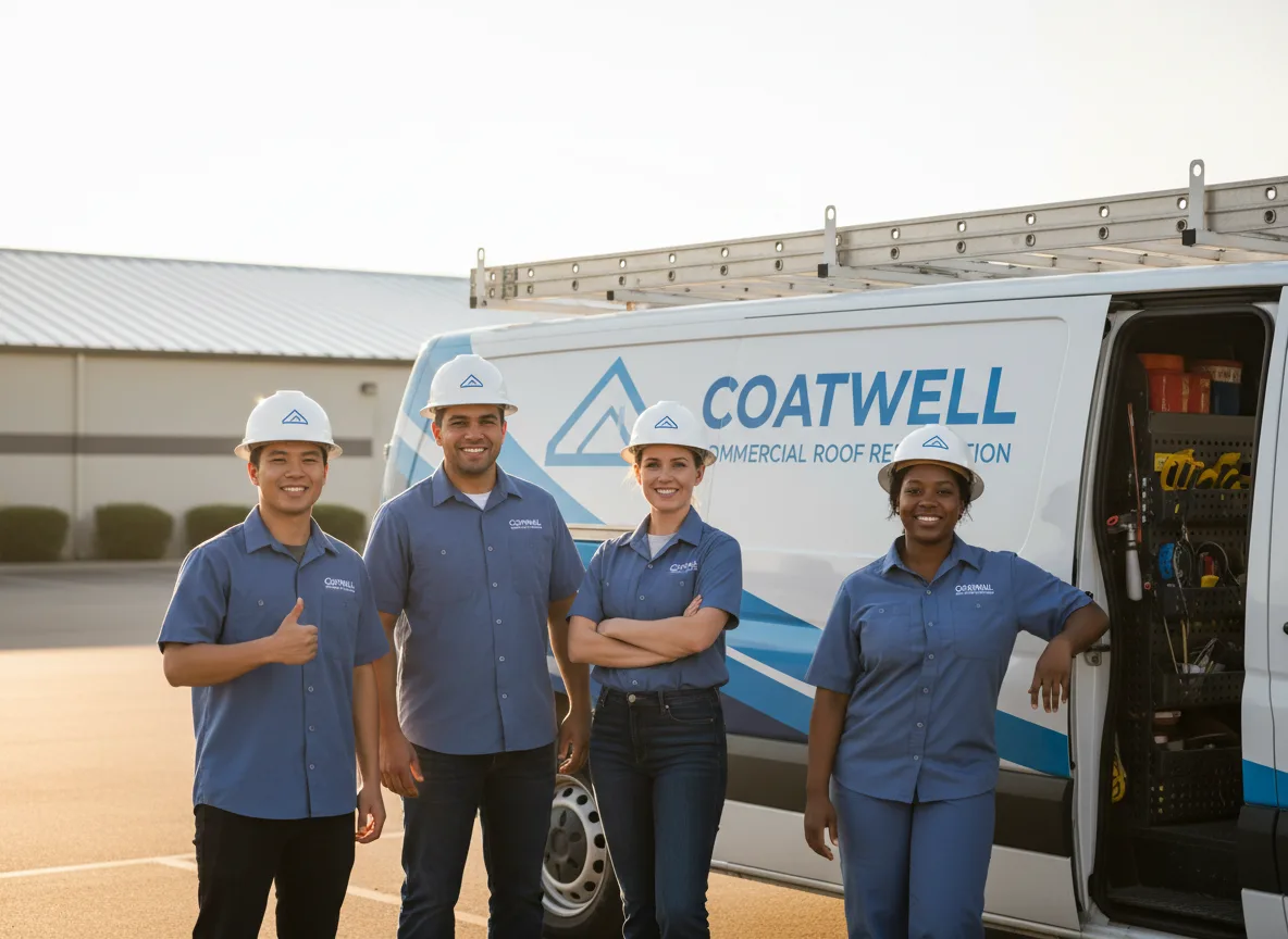 Commercial roof coating company in Belmont, OH
